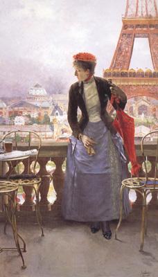 Luis jimenez aranda A Lady at the Paris Exposition (nn02) oil painting picture